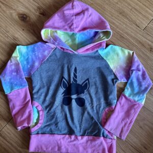 Kids “Dude-icorn” raglan
