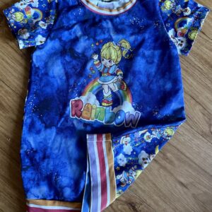 Kids grow with me rainbow brite tunic