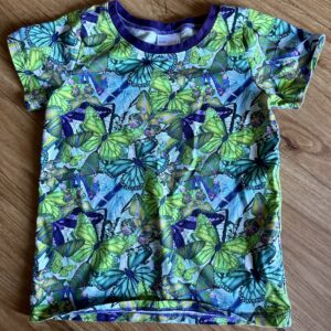 Kids grow with me butterfly tee