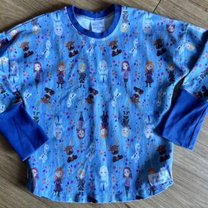 Kids frozen dolman shirt